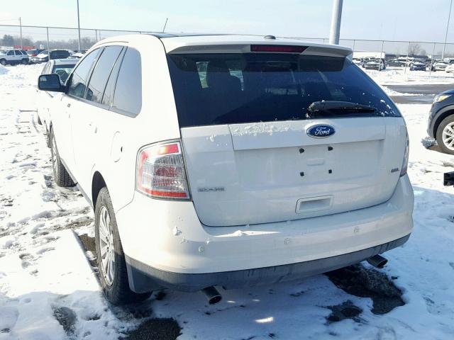 2FMDK3JC9ABA48680 - 2010 FORD EDGE SEL WHITE photo 3