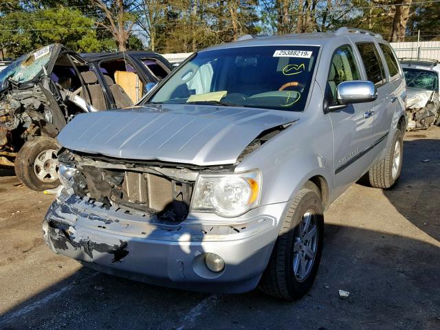 1A8HX58P07F535150 - 2007 CHRYSLER ASPEN LIMI SILVER photo 2