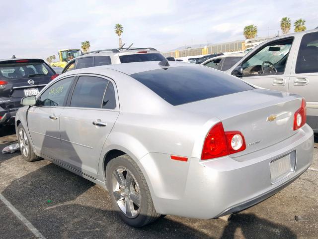 1G1ZD5E00CF361658 - 2012 CHEVROLET MALIBU 2LT SILVER photo 3