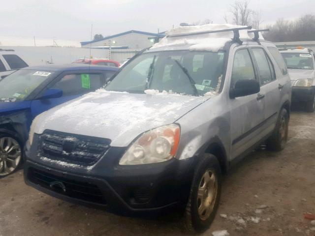 SHSRD78526U443211 - 2006 HONDA CR-V LX SILVER photo 2