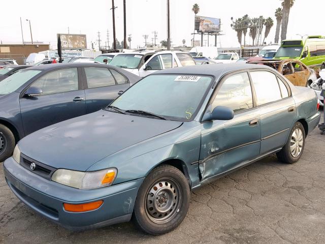 1NXBB02E0TZ441230 - 1996 TOYOTA COROLLA DX BLUE photo 2