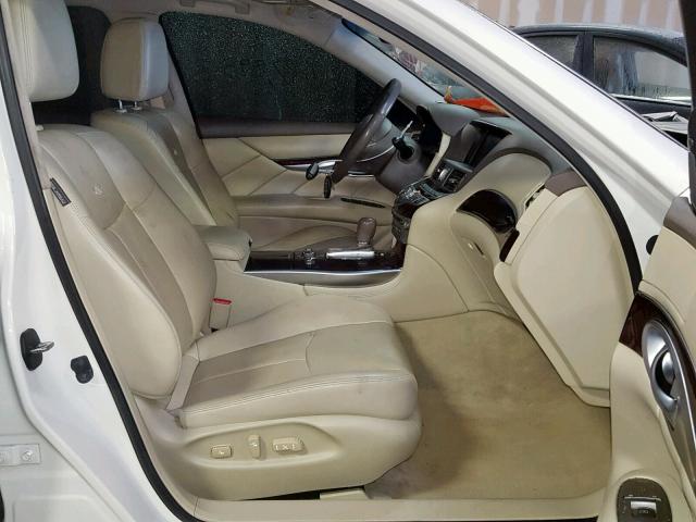 JN1BY1AR1BM376225 - 2011 INFINITI M37 X WHITE photo 5