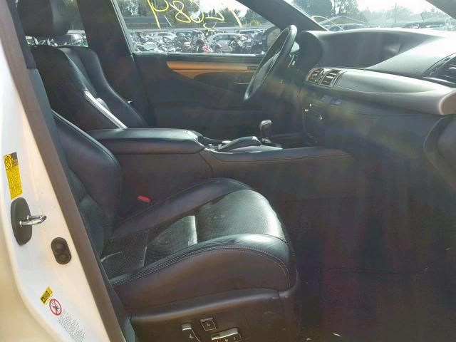 JTHBL5EF5E5130097 - 2014 LEXUS LS 460 WHITE photo 5