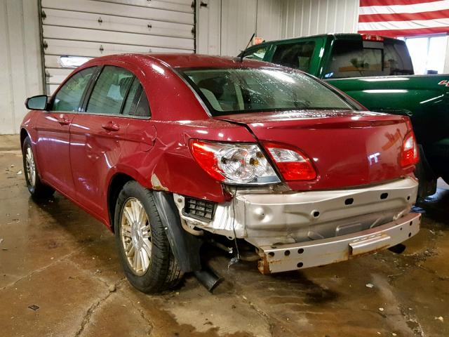 1C3LC56R58N250957 - 2008 CHRYSLER SEBRING TO RED photo 3