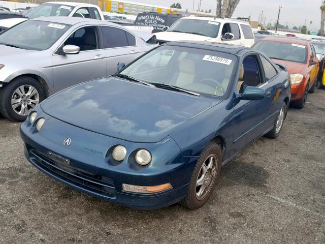 JH4DC4469TS006515 - 1996 ACURA INTEGRA SE GREEN photo 2