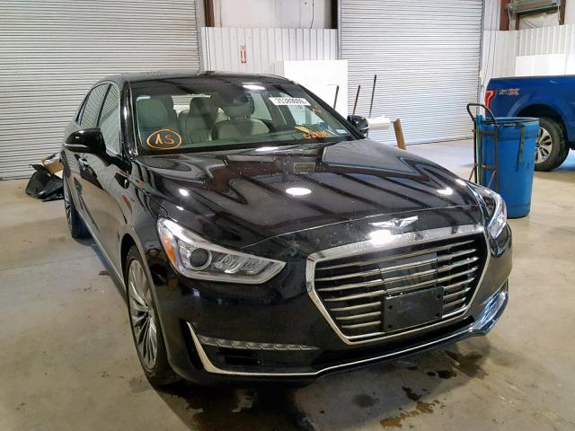 KMHG54JH1HU028319 - 2017 GENESIS G90 ULTIMA BLACK photo 1