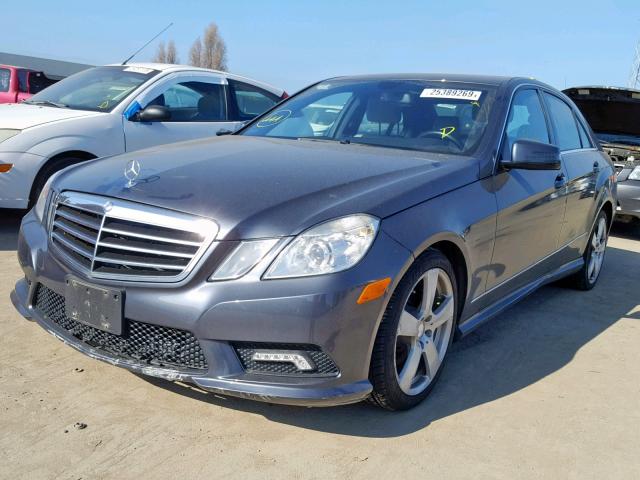 WDDHF5GB2BA327024 - 2011 MERCEDES-BENZ E 350 GRAY photo 2