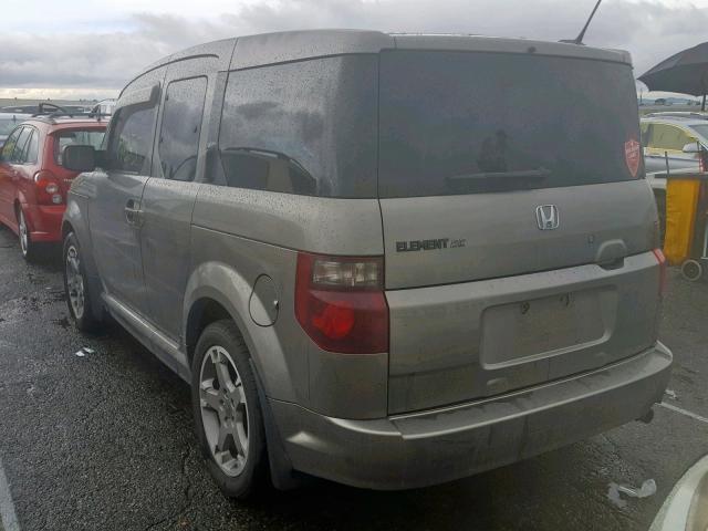 5J6YH18908L007748 - 2008 HONDA ELEMENT SC CHARCOAL photo 3