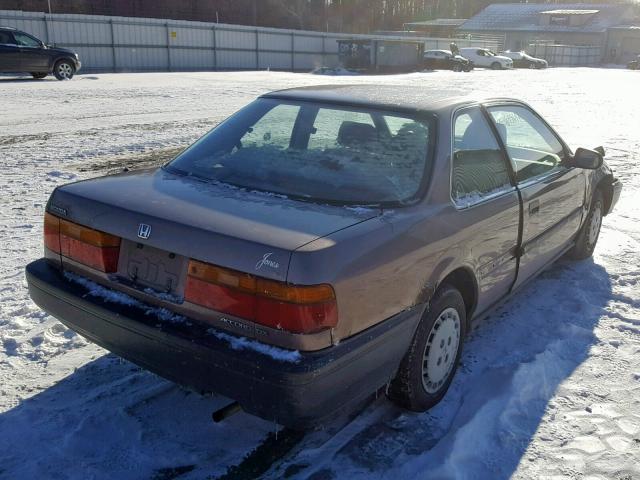 1HGCB7245MA034114 - 1991 HONDA ACCORD DX TAN photo 4