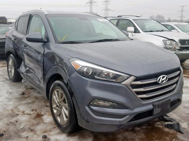 KM8J33A4XGU072563 - 2016 HYUNDAI TUCSON LIM GRAY photo 1