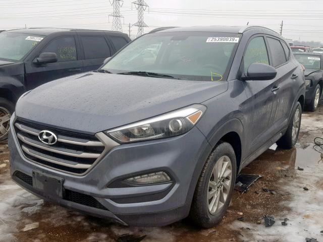 KM8J33A4XGU072563 - 2016 HYUNDAI TUCSON LIM GRAY photo 2