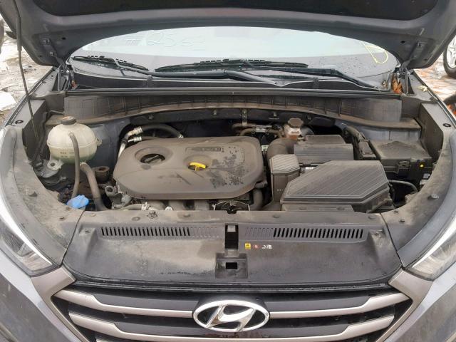 KM8J33A4XGU072563 - 2016 HYUNDAI TUCSON LIM GRAY photo 7