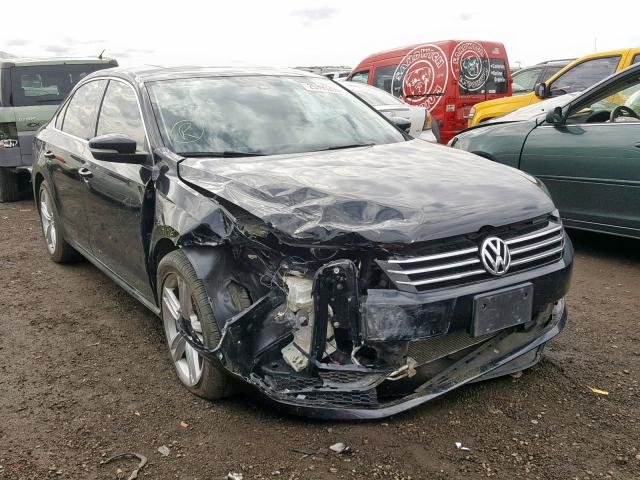 1VWBT7A30EC051728 - 2014 VOLKSWAGEN PASSAT SE BLACK photo 1