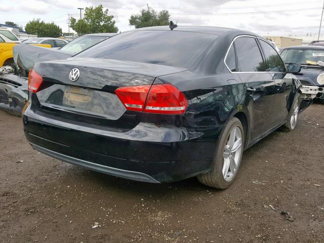 1VWBT7A30EC051728 - 2014 VOLKSWAGEN PASSAT SE BLACK photo 4