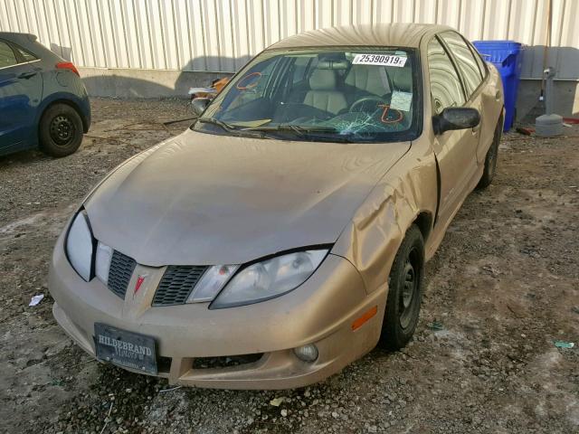 3G2JB52F15S120147 - 2005 PONTIAC SUNFIRE SL GOLD photo 2