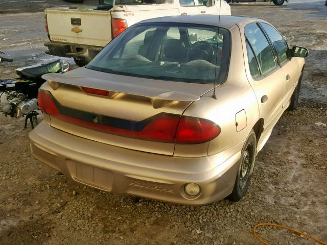 3G2JB52F15S120147 - 2005 PONTIAC SUNFIRE SL GOLD photo 4