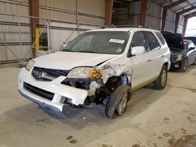 2HNYD18645H544102 - 2005 ACURA MDX TOURIN WHITE photo 2