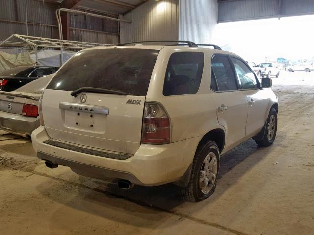 2HNYD18645H544102 - 2005 ACURA MDX TOURIN WHITE photo 4