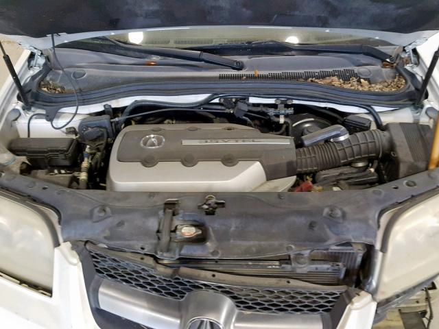 2HNYD18645H544102 - 2005 ACURA MDX TOURIN WHITE photo 7