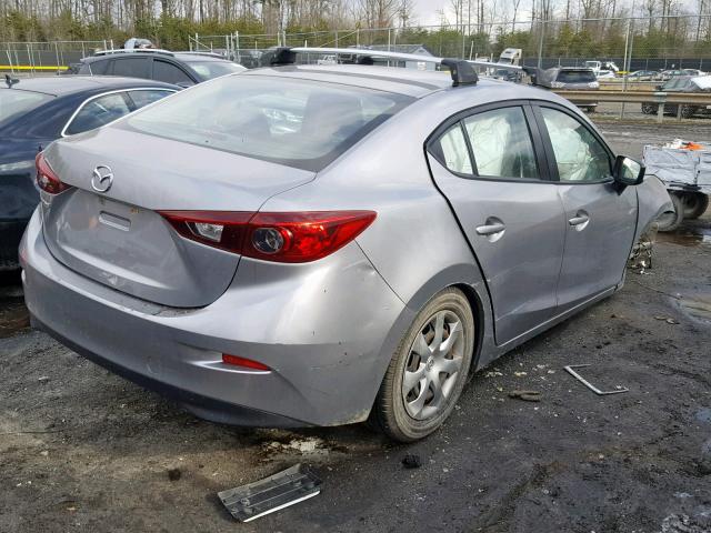 JM1BM1T71F1229480 - 2015 MAZDA 3 SV SILVER photo 4