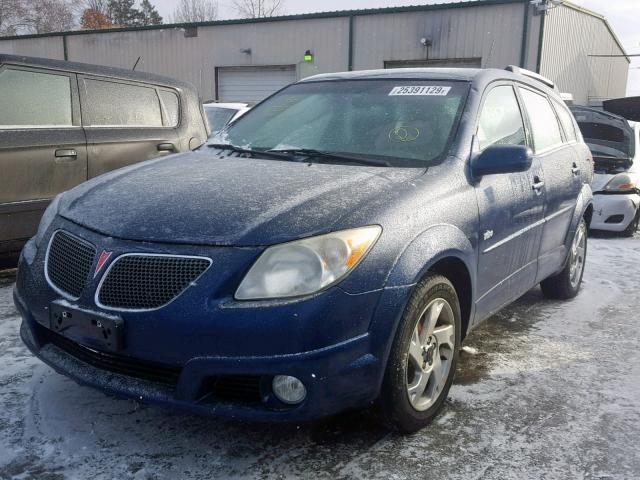 5Y2SL66845Z473323 - 2005 PONTIAC VIBE BLUE photo 2