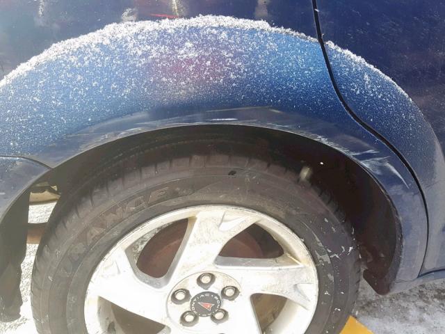 5Y2SL66845Z473323 - 2005 PONTIAC VIBE BLUE photo 9