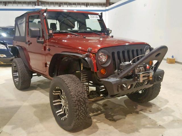 1J4AA2D1XBL543464 - 2011 JEEP WRANGLER S BURGUNDY photo 1