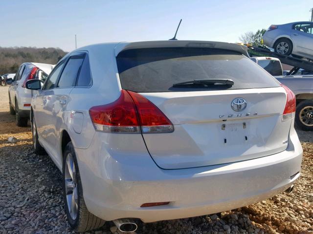 4T3BK3BB7AU036445 - 2010 TOYOTA VENZA BASE WHITE photo 3