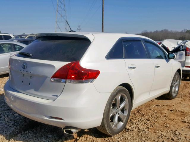 4T3BK3BB7AU036445 - 2010 TOYOTA VENZA BASE WHITE photo 4