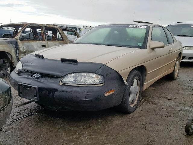 2G1WW12M0X9277013 - 1999 CHEVROLET MONTE CARL 金色 照片 2