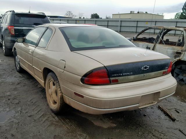 2G1WW12M0X9277013 - 1999 CHEVROLET MONTE CARL 金色 照片 3