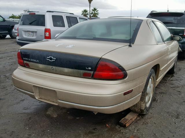 2G1WW12M0X9277013 - 1999 CHEVROLET MONTE CARL 金色 照片 4