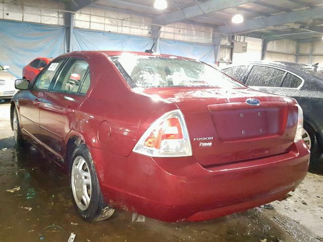 3FAHP06Z47R140766 - 2007 FORD FUSION S RED photo 3