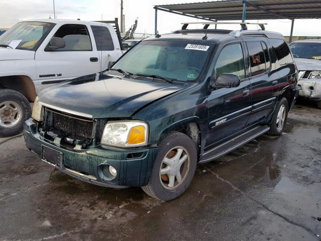 1GKET12S046185305 - 2004 GMC ENVOY XUV GREEN photo 2