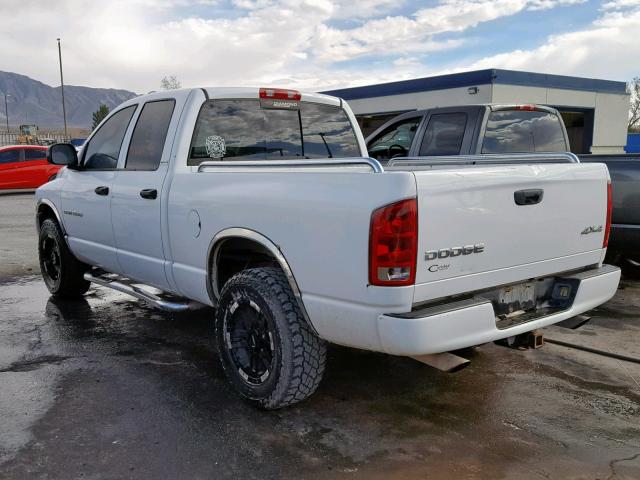 1D7HU18Z02J206843 - 2002 DODGE RAM 1500 WHITE photo 3