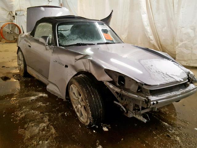 JHMAP114X1T000769 - 2001 HONDA S2000 SILVER photo 1