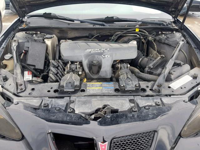 2G2WP522451139520 - 2005 PONTIAC GRAND PRIX BLACK photo 7