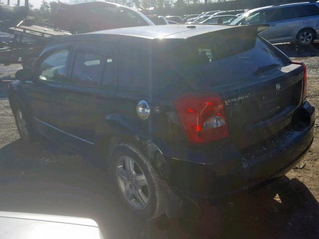 1B3HB48B87D561917 - 2007 DODGE CALIBER SX BLACK photo 3