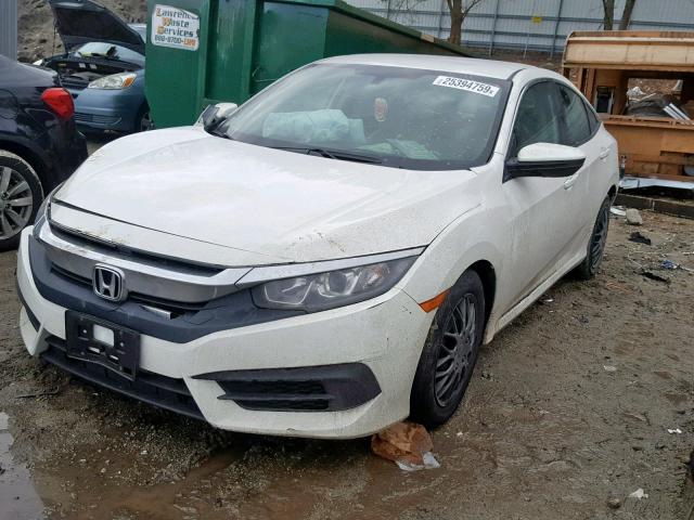 19XFC2F5XHE233063 - 2017 HONDA CIVIC LX WHITE photo 2