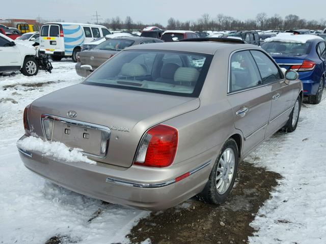 KMHFU45E95A399398 - 2005 HYUNDAI XG 350 GOLD photo 4