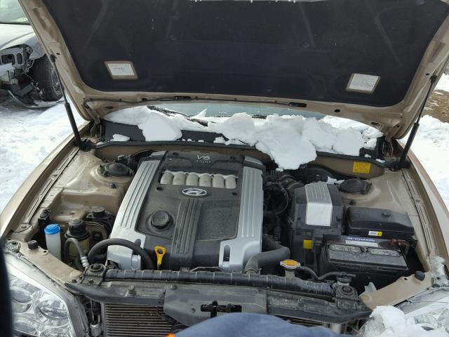 KMHFU45E95A399398 - 2005 HYUNDAI XG 350 GOLD photo 7