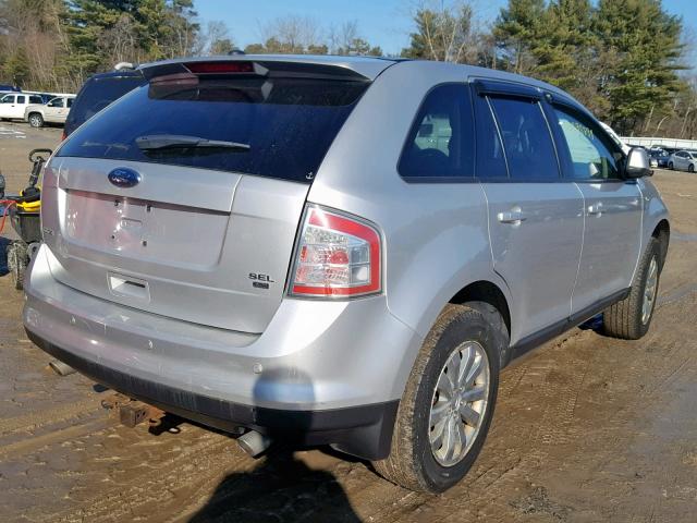 2FMDK4JC6ABA07820 - 2010 FORD EDGE SEL SILVER photo 4