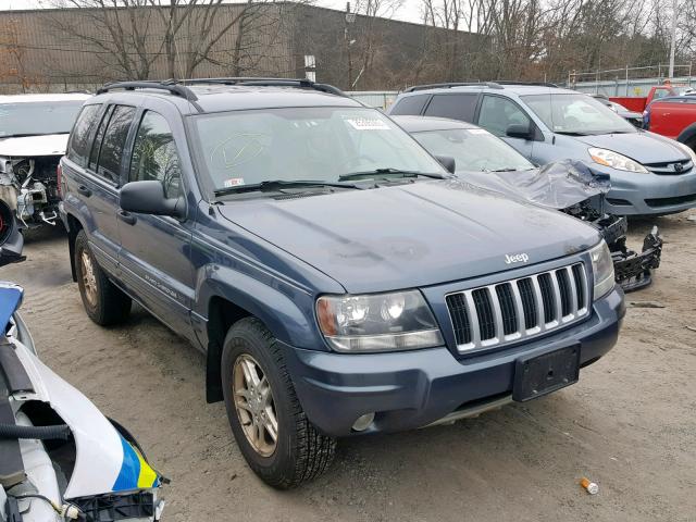 1J4GW48S44C227734 - 2004 JEEP GRAND CHER BLUE photo 1