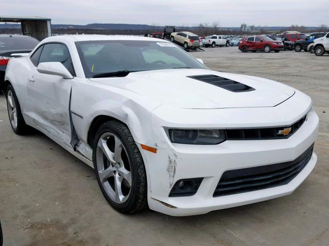 2G1FK1EJ8F9215113 - 2015 CHEVROLET CAMARO 2SS WHITE photo 1