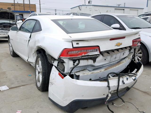 2G1FK1EJ8F9215113 - 2015 CHEVROLET CAMARO 2SS WHITE photo 3