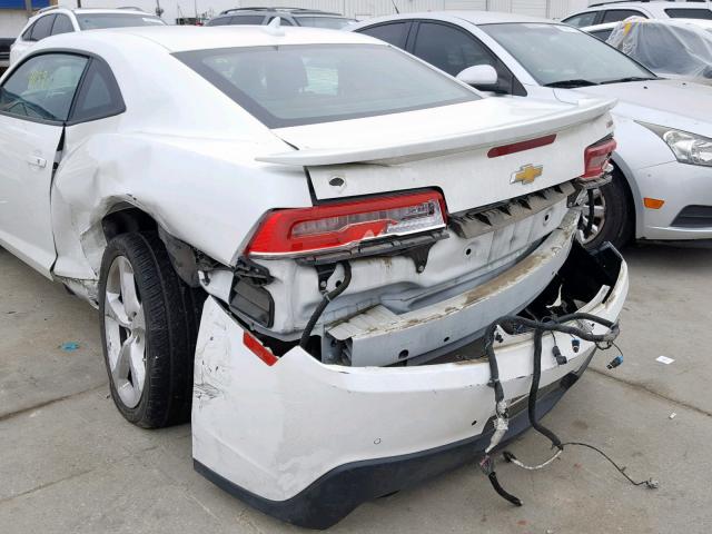 2G1FK1EJ8F9215113 - 2015 CHEVROLET CAMARO 2SS WHITE photo 9