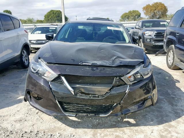 1N4AA6AP8HC374131 - 2017 NISSAN MAXIMA 3.5 BLACK photo 9