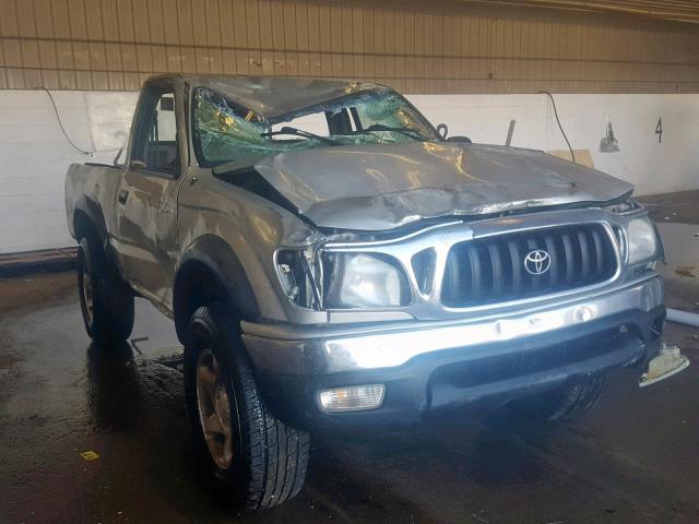 5TEPM62N04Z310959 - 2004 TOYOTA TACOMA SILVER photo 1