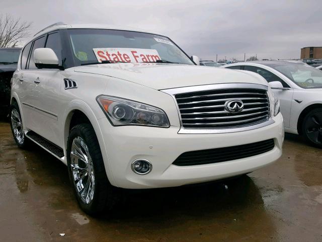 JN8AZ2NF4D9531114 - 2013 INFINITI QX56 WHITE photo 1