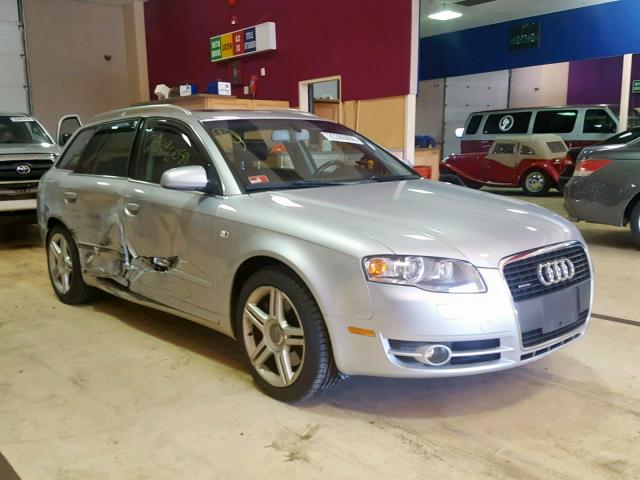 WAUKF78E07A026812 - 2007 AUDI A4 2.0T AV SILVER photo 1